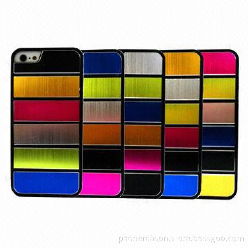 Mobile Phone Case for iPhone 5, Made of PC with Metal